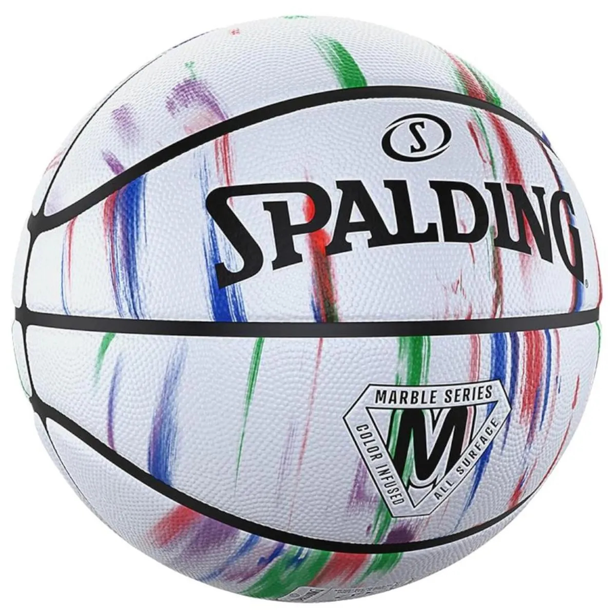 SPALDING - PELOTA PARA BASKET SPALDING MARBLE GOMA BLANCO 7