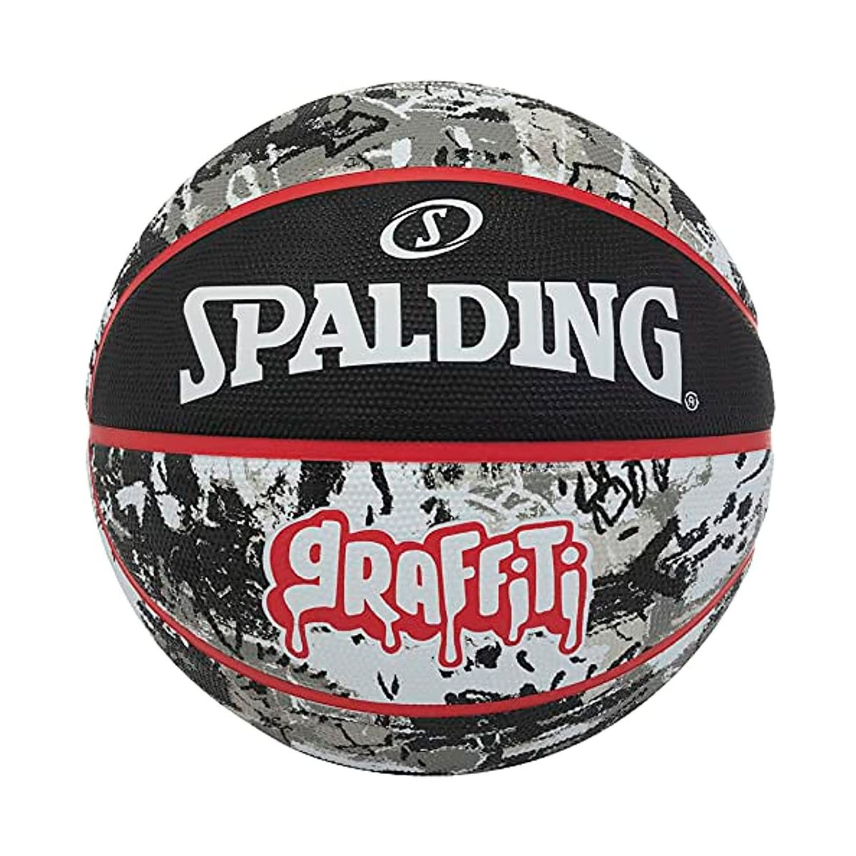 SPALDING - PELOTA DE BÁSKET SPALDING GRAFFITI GRIS/ROJO 7