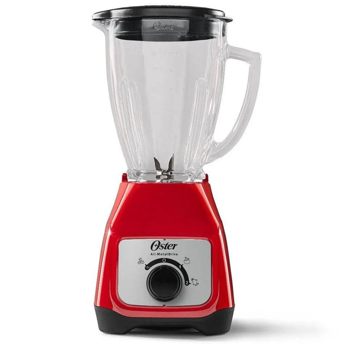 OSTER - Licuadora 2 Velocidades Tritura Hielo Rojo BLSTKAGRRD