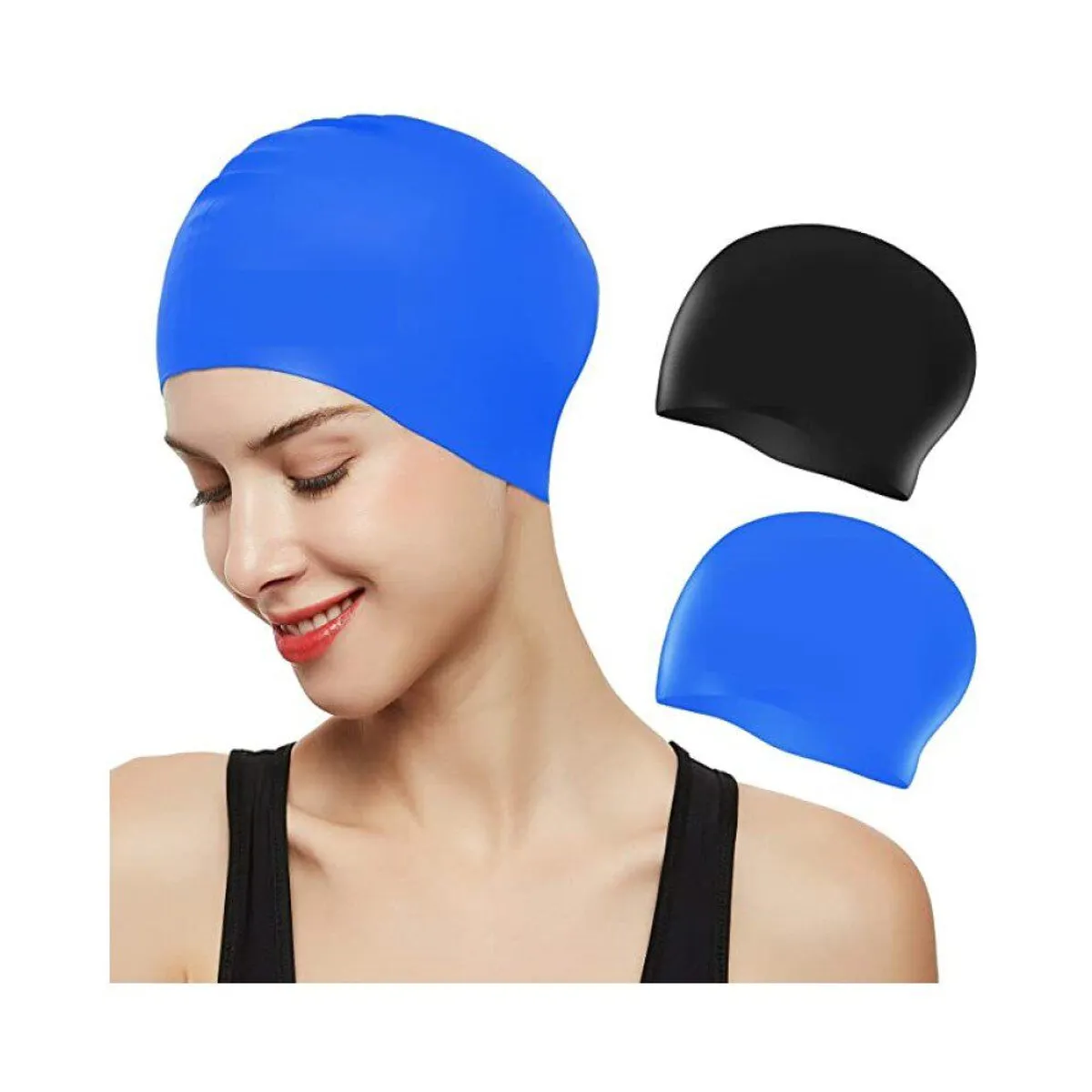 GENERICO - Gorro Natación Silicona Impermeable