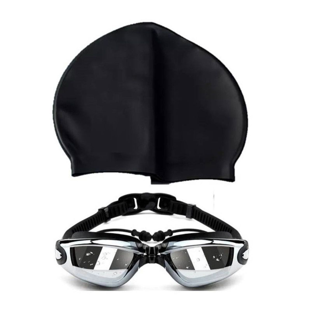 GENERICO - Pack Lentes Natación Full HD Protección UV  Gorro