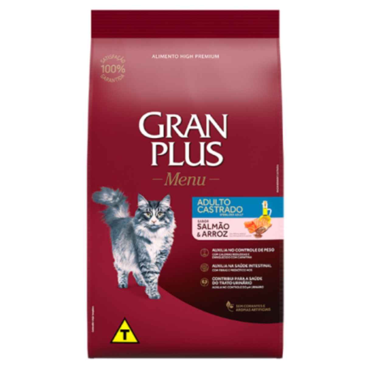 GRAN PLUS - Alimento para gato Gran Plus Castrado Salmon y Arroz 10 kg
