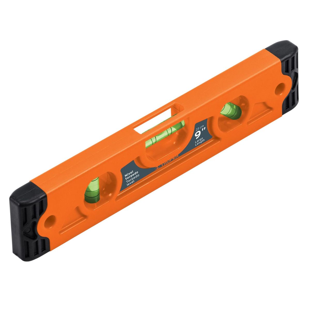 TRUPER - Nivel magnético 23 cm para soldador ABS, Truper