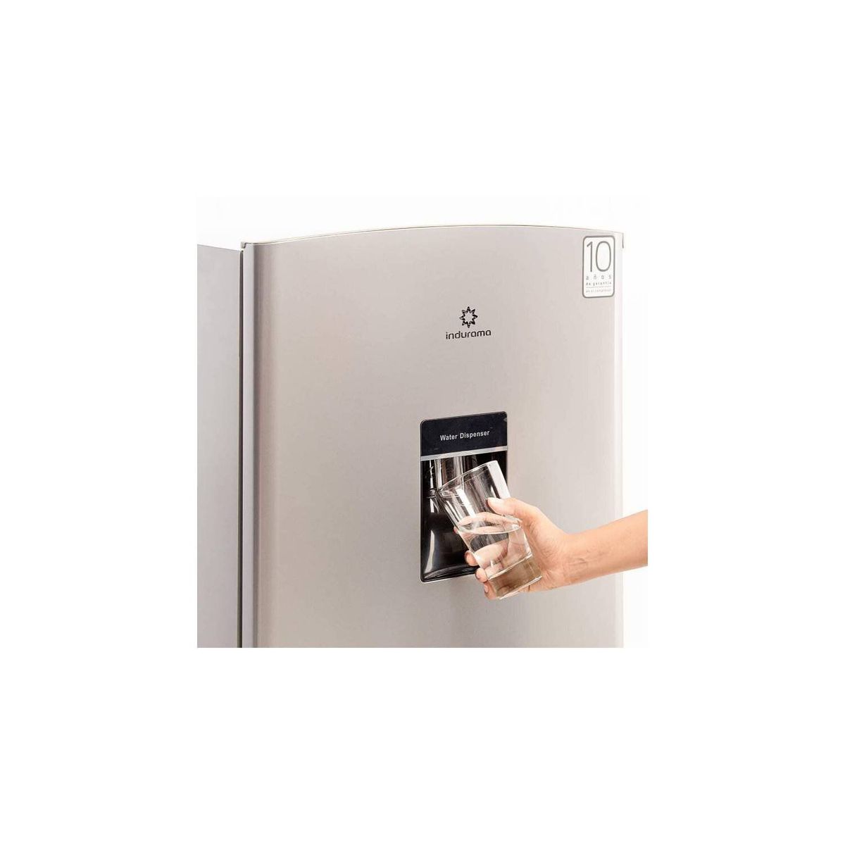 INDURAMA - Refrigeradora Indurama Auto Fros Con Dispensador de Agua REFRI-279DBL176