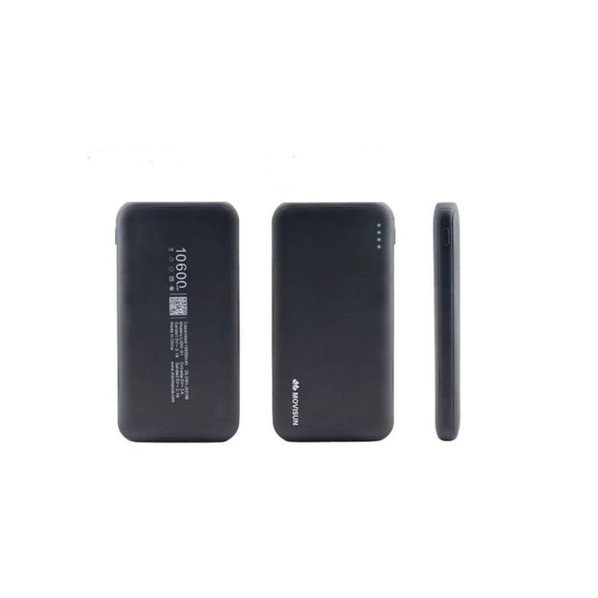 MOVISUN - Cargador Portatil Movisun De 10.600 mAh Lion 01 Negro