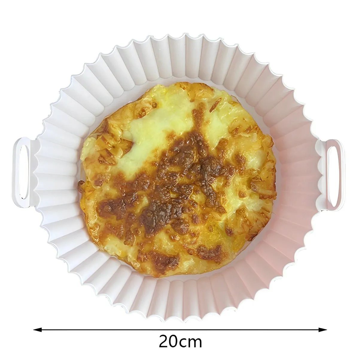 INSPIRA MARKET - Moldes de Silicona de Colores para Freidora de Aire Pack x3