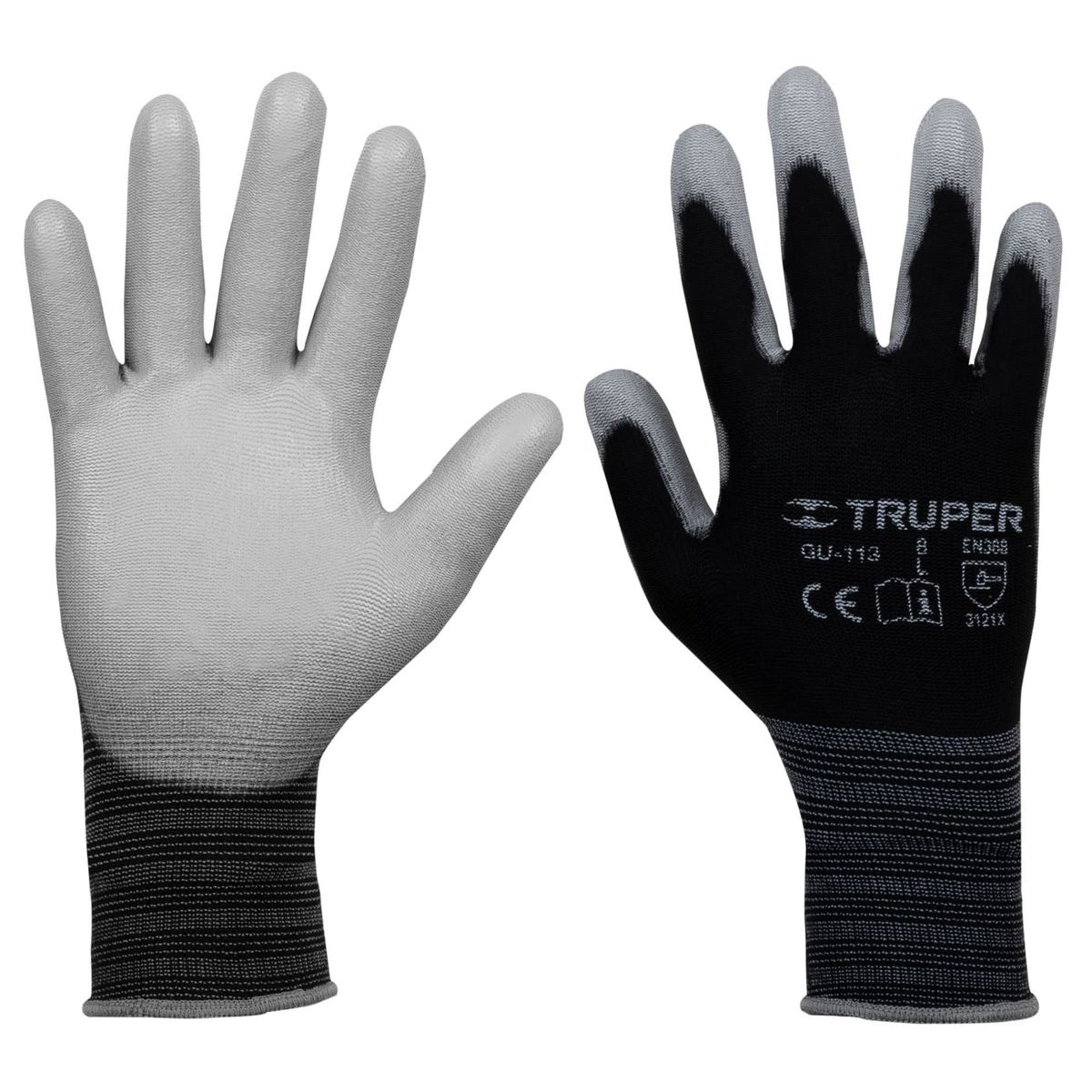 TRUPER - Guantes de nylon puliuretano talla G Truper
