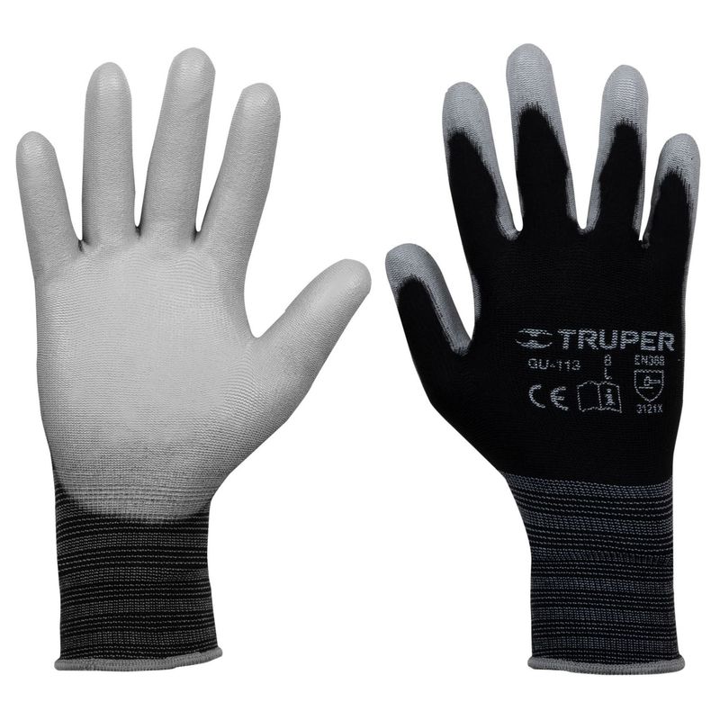 TRUPER - Guantes de nylon puliuretano talla G Truper