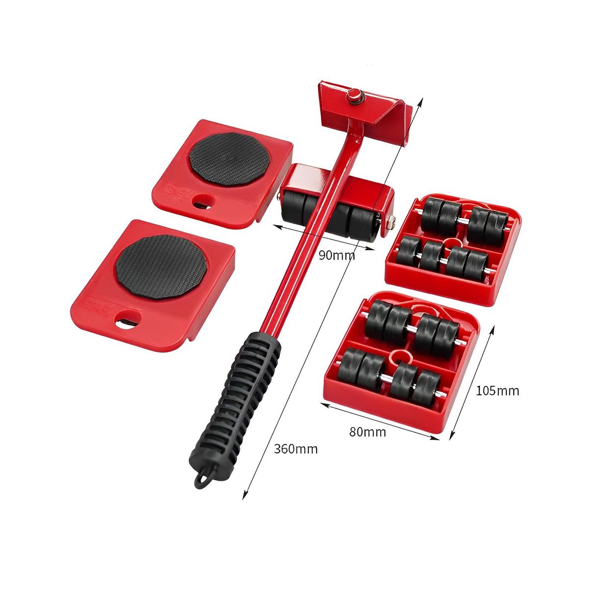 INSPIRA MARKET - Elevador Deslizador para Transportar y Movilizar  Muebles