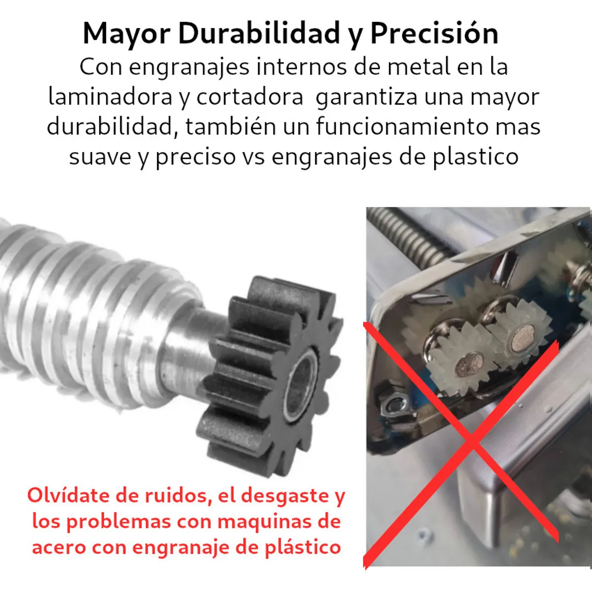 GENERICO - Maquina Para Hacer Fideos Acero Inoxidable Regulable Pasta Maker