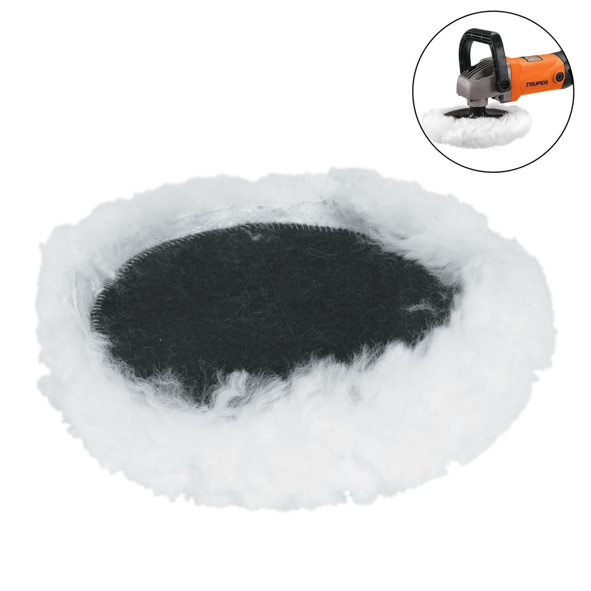 TRUPER - Borla bonete de repuesto para pulidora Truper
