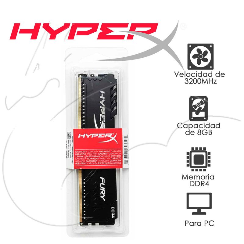 Ddr4 2666 Ram Fury Hyperx 8gb Ddr4 Kingston HyperX Fury 8GB Kit