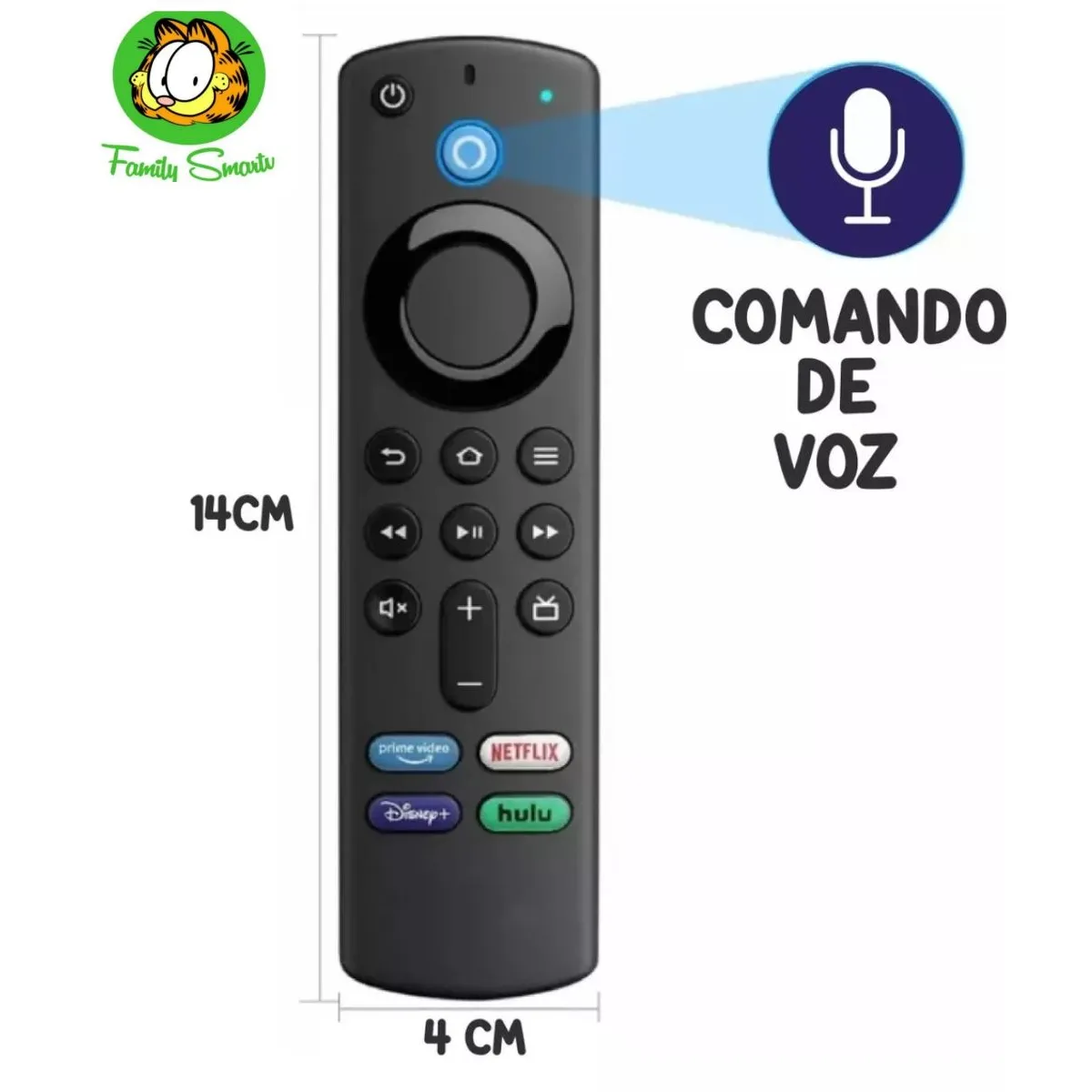 GENERICO - Control Remoto Amazon Fire TV Stick Lite 4k