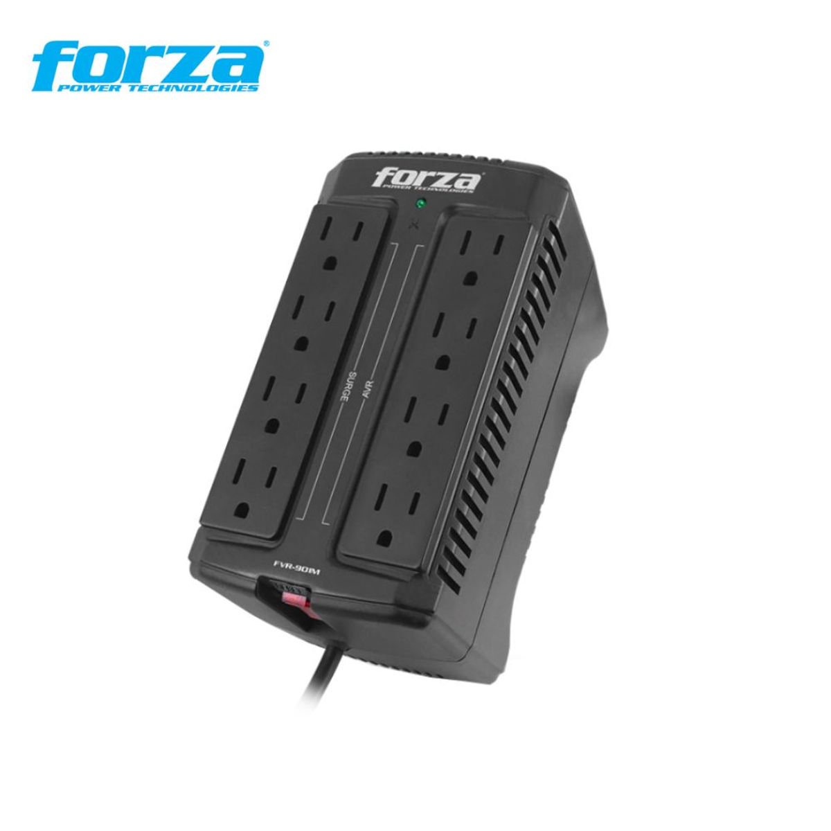 FORZA - Estabilizador de voltaje 08 tomas 900VA/450W - Forza