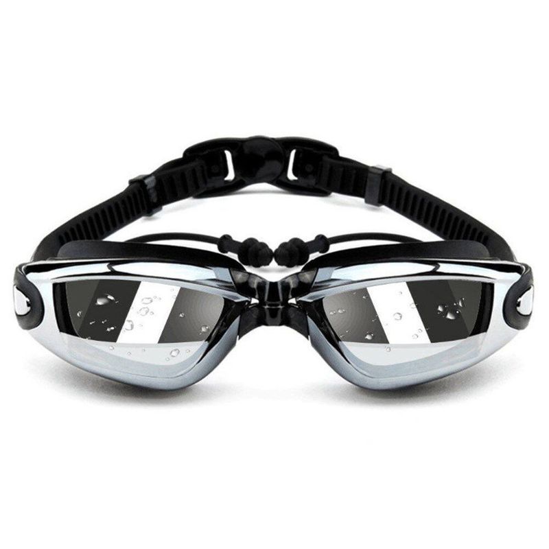 GENERICO - Lentes Natación Antiniebla Full HD  Protección UV Negro