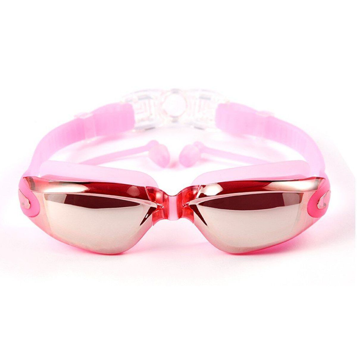 GENERICO - Lentes Natación Full HD  Antiniebla Protección UV Rosado