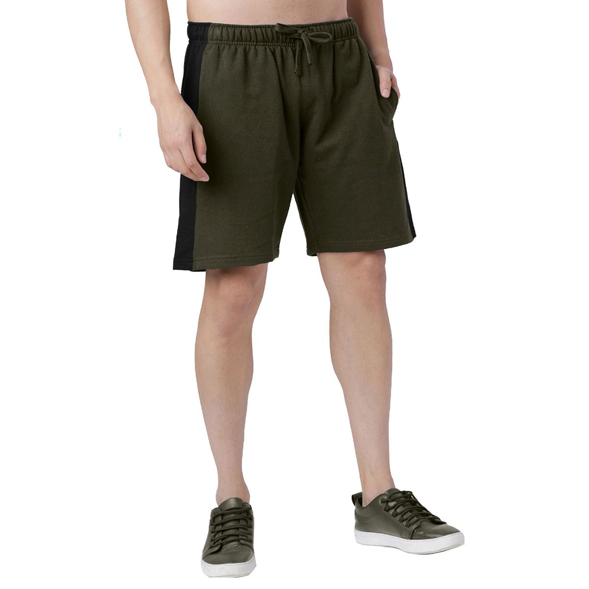 SWISS LORD - Short para hombre olivo