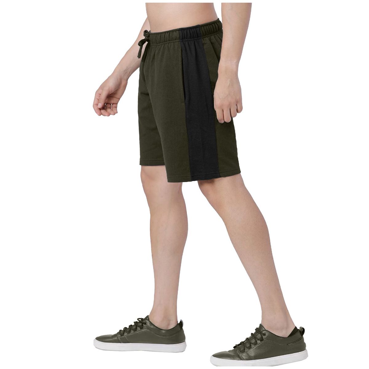 SWISS LORD - Short para hombre olivo