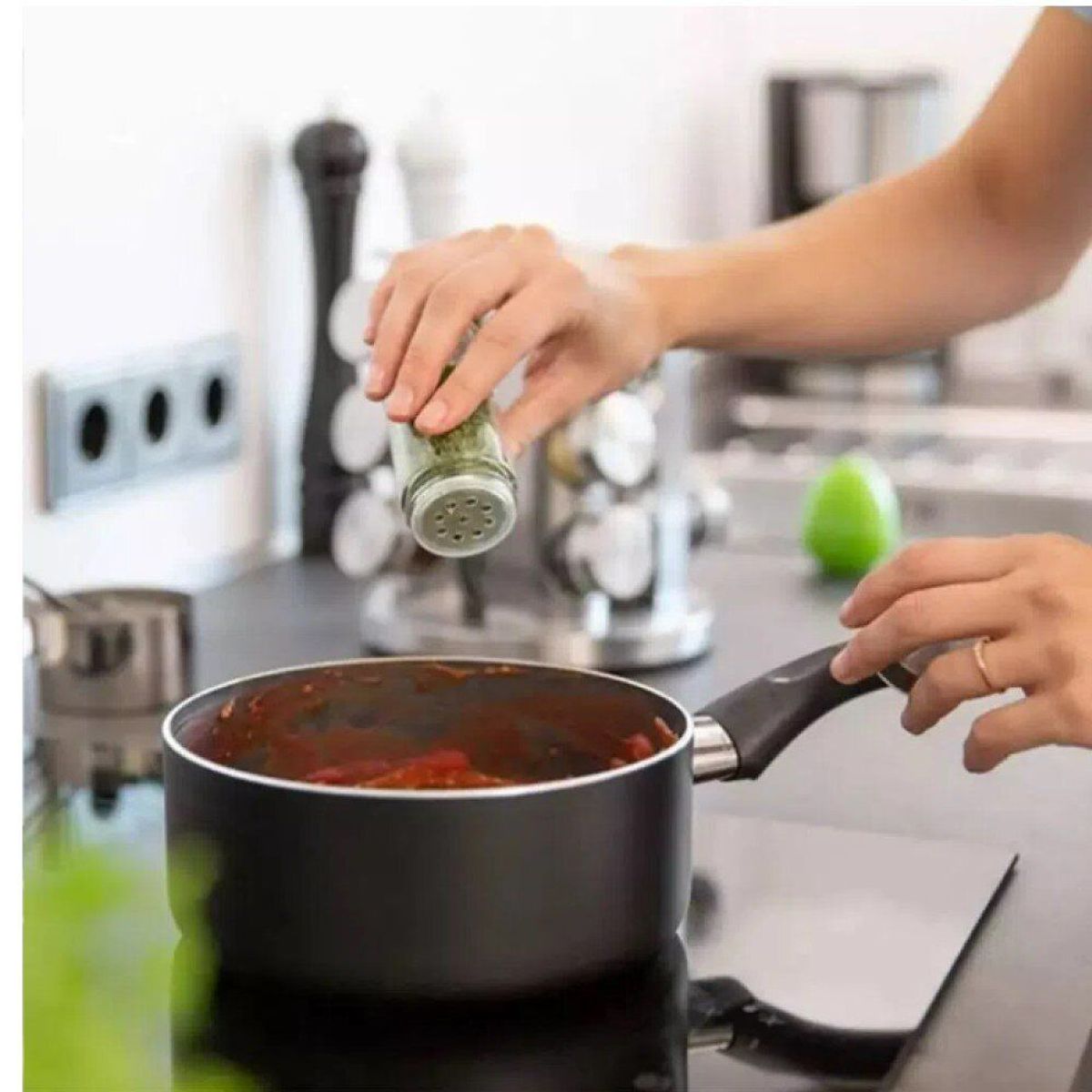 GENERICO - Condimentero Giratorio Especiero 12 piezas Inox