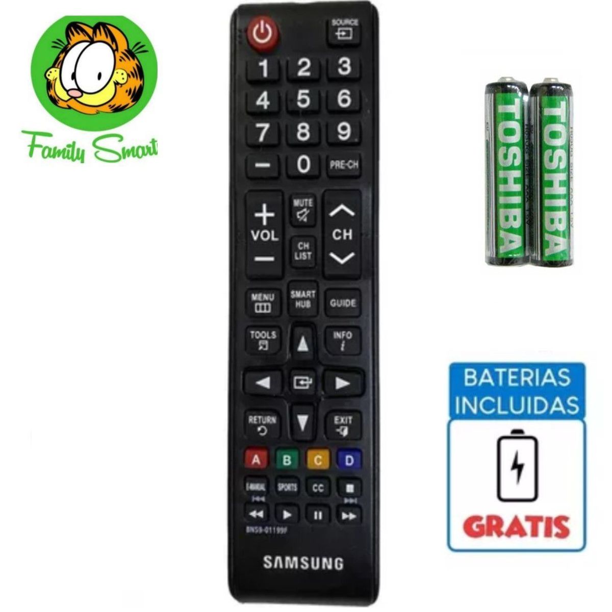 GENERICO - Control Remoto Samsung Smart Tv Modo futbol