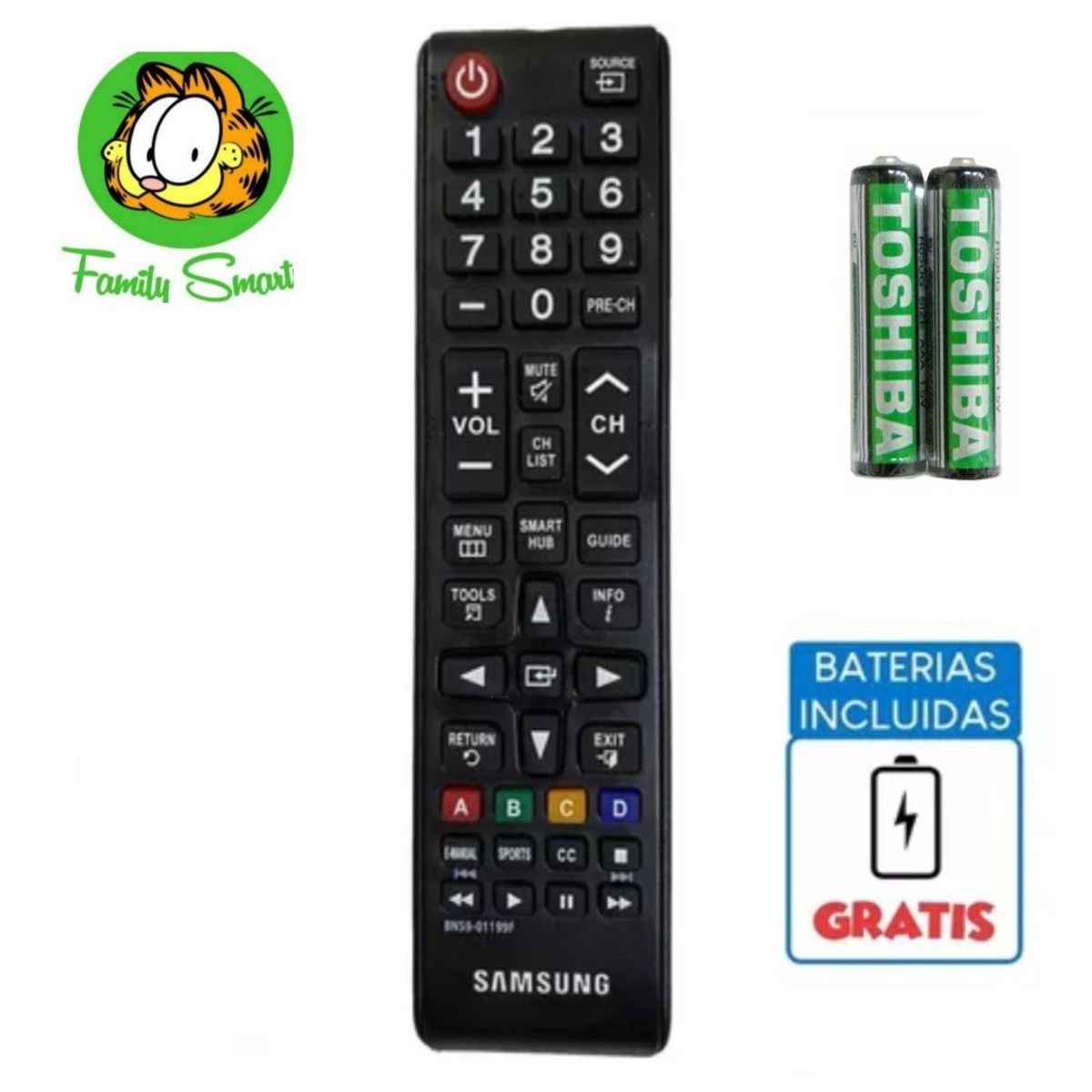 GENERICO - Control Remoto Samsung Smart Tv Modo futbol