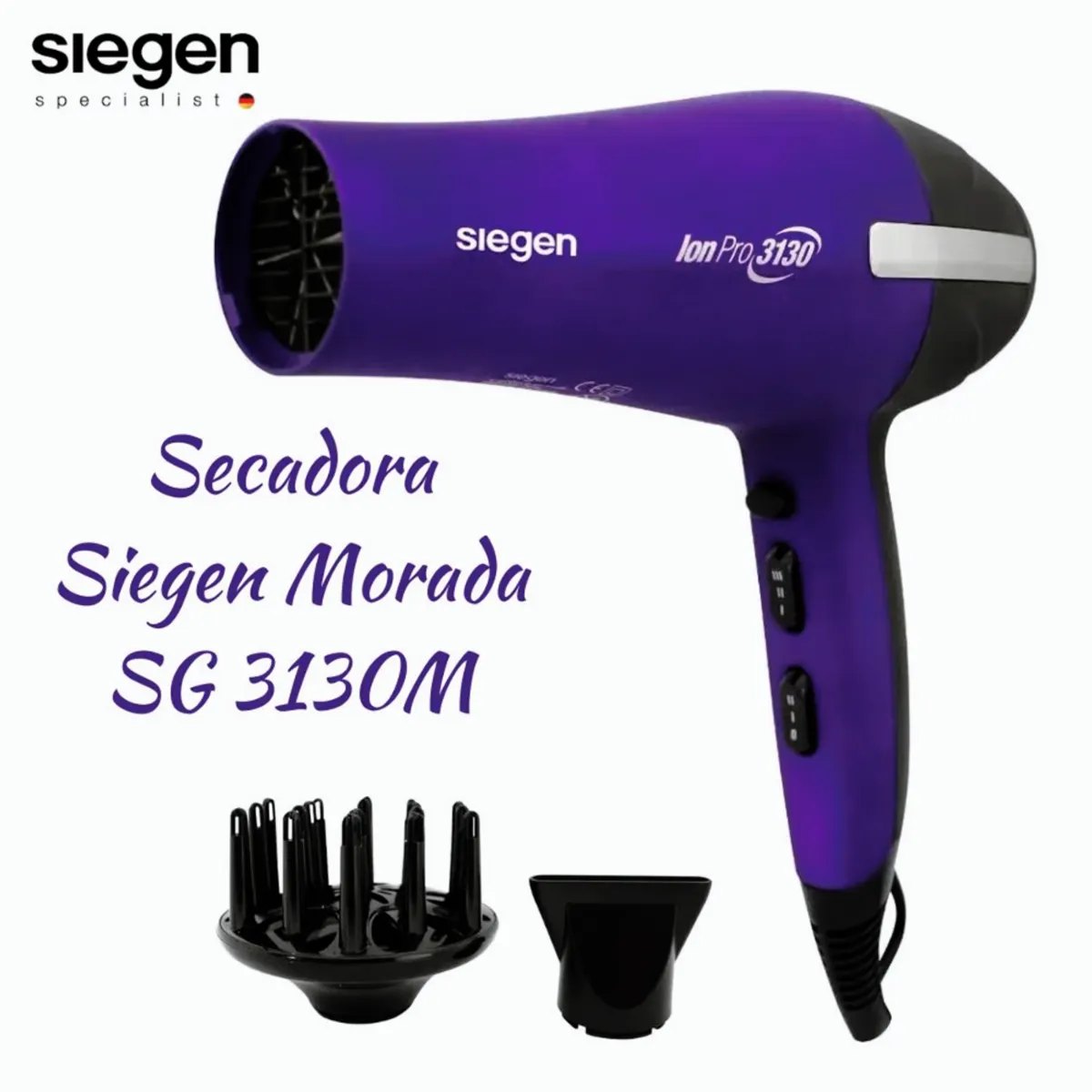 SIEGEN - Secadora Profesional Siegen Ion Pro SG3130M