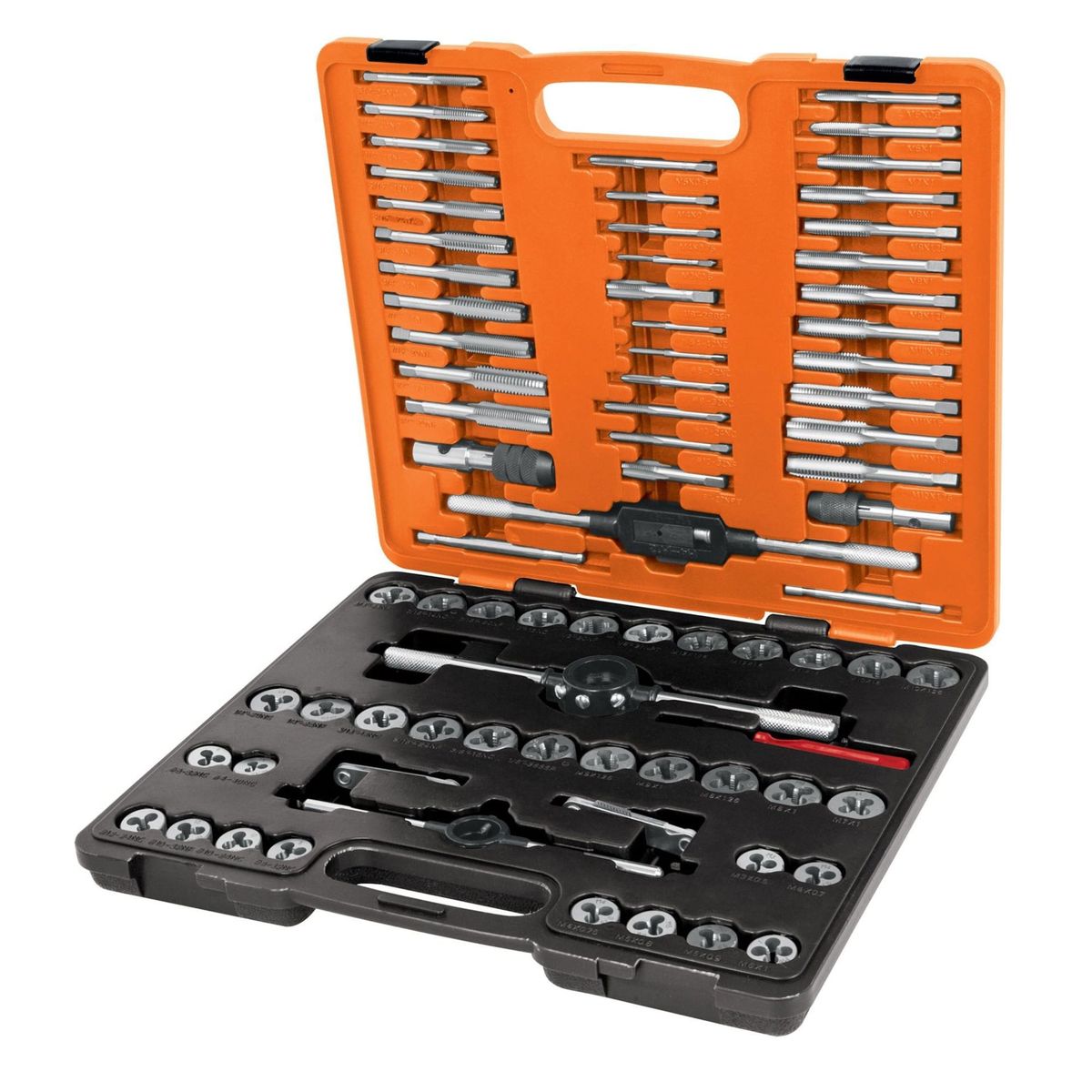 TRUPER - Juego de 76 piezas machos y tarrajas saca roscas,Truper