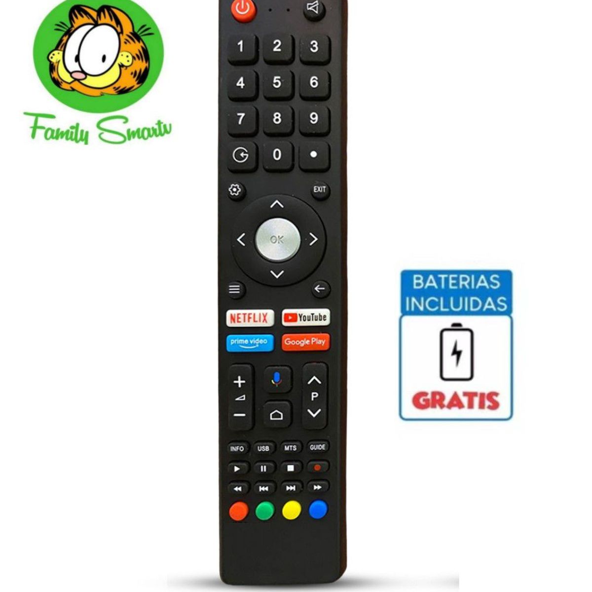 GENERICO - Control Remoto JVC RM-C3362 Android Tv