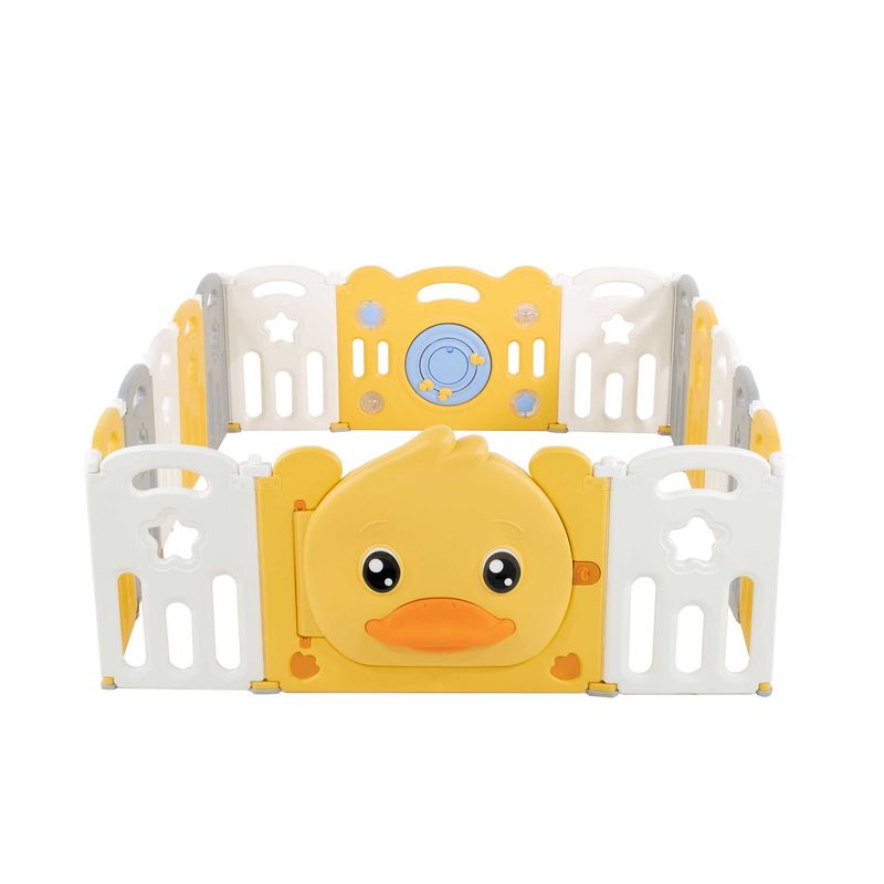 LA SONAJA - CORRAL PLAYPEN LUCKY DUCKY PLEGABLE AMARILLO 1.50 X 2.00