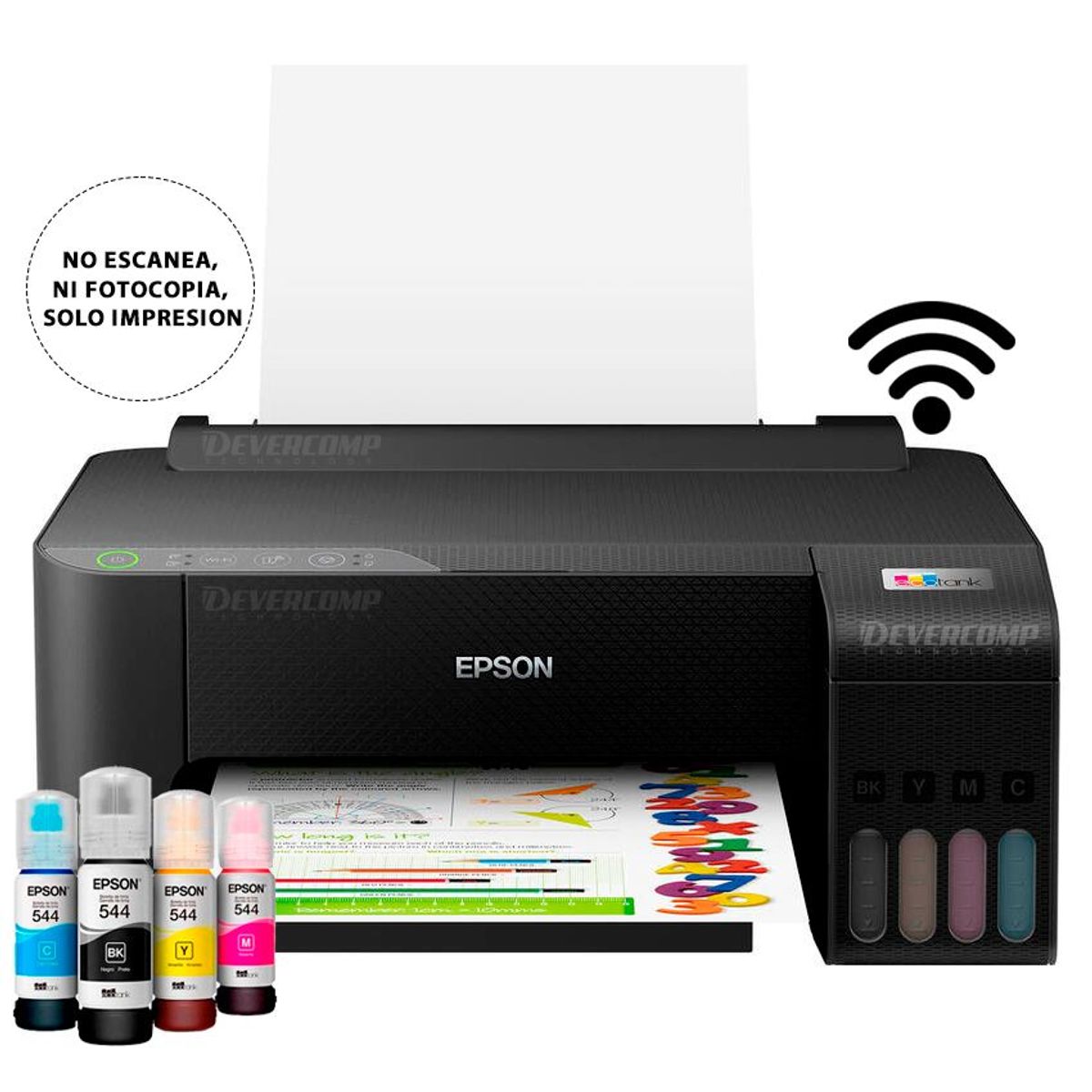 EPSON - Impresora Epson Ecotank L1250 Wifi  USB - SOLO IMPRIME