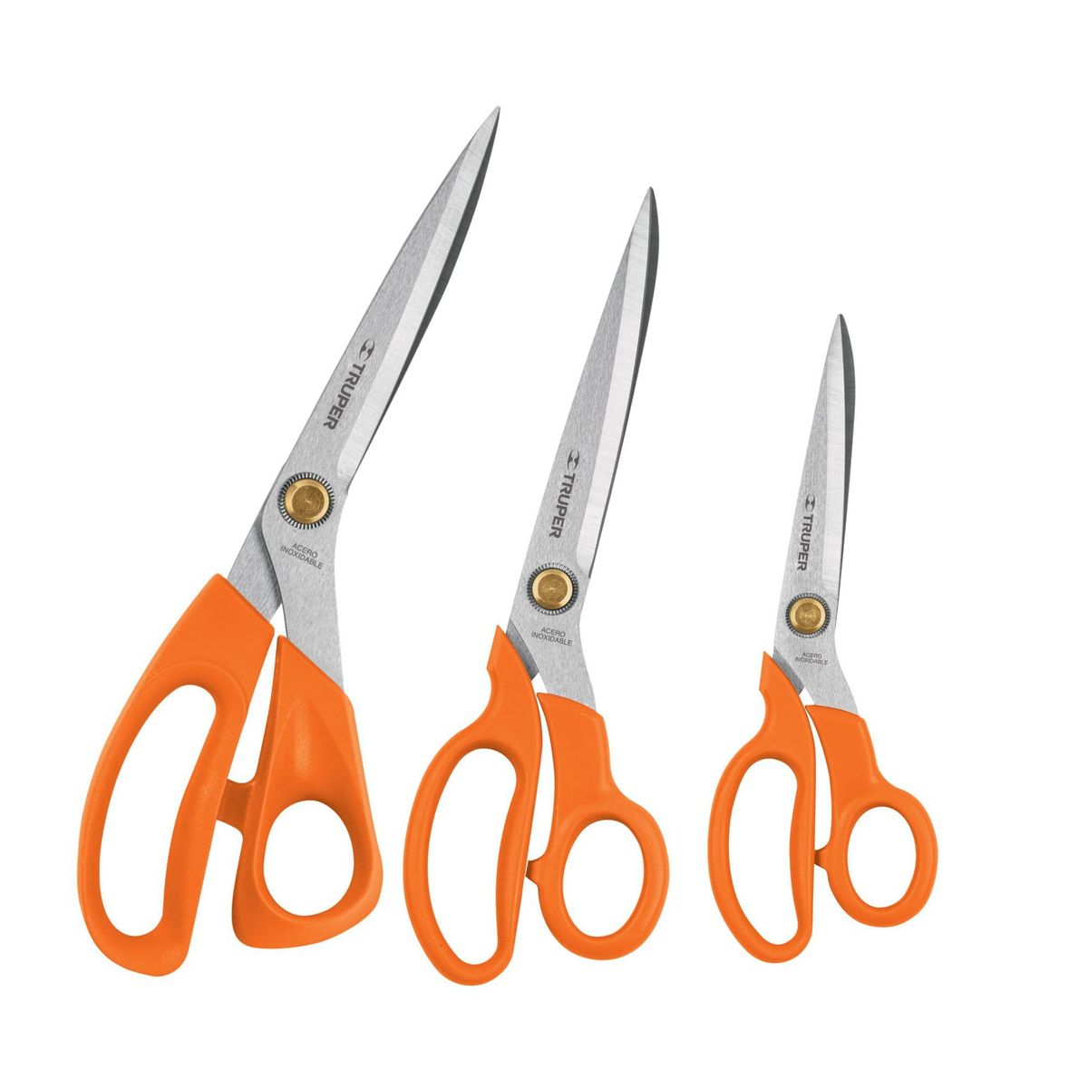 TRUPER - Juego de  tijeras para costura 3 piezas, Truper