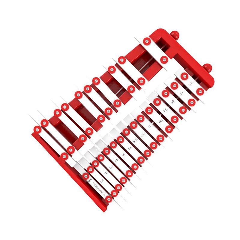 VENTURI - XILÓFONO CROMÁTICO ROJO MÁS FUNDA