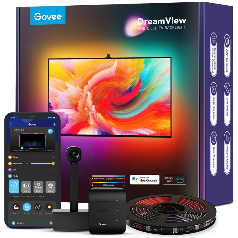 GOVEE - Luces Govee Immersion Tira Led Con Cámara para Tv de 75 a 85 pulgadas