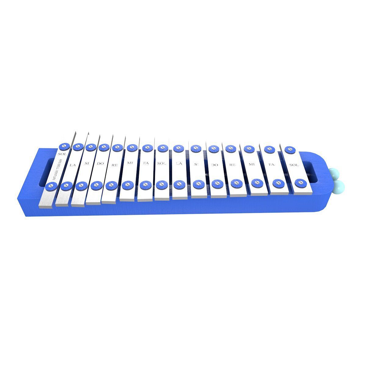 VENTURI - Xilófono 2 Octavas Azul mas Funda.