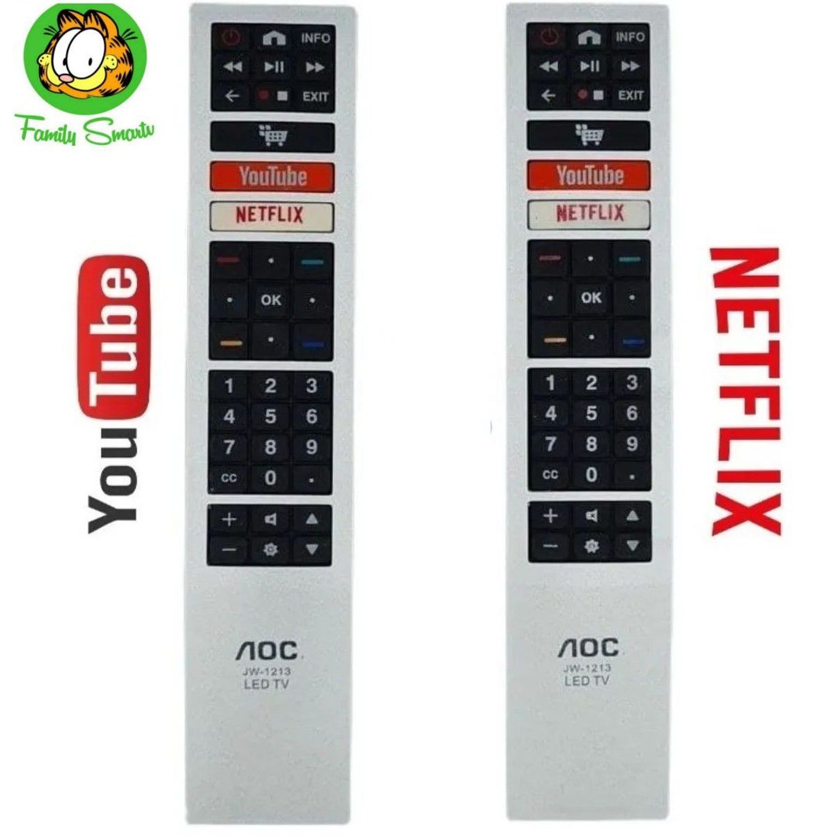 UNIVERSAL - Control Remoto Aoc Smart Tv Mod50U6295
