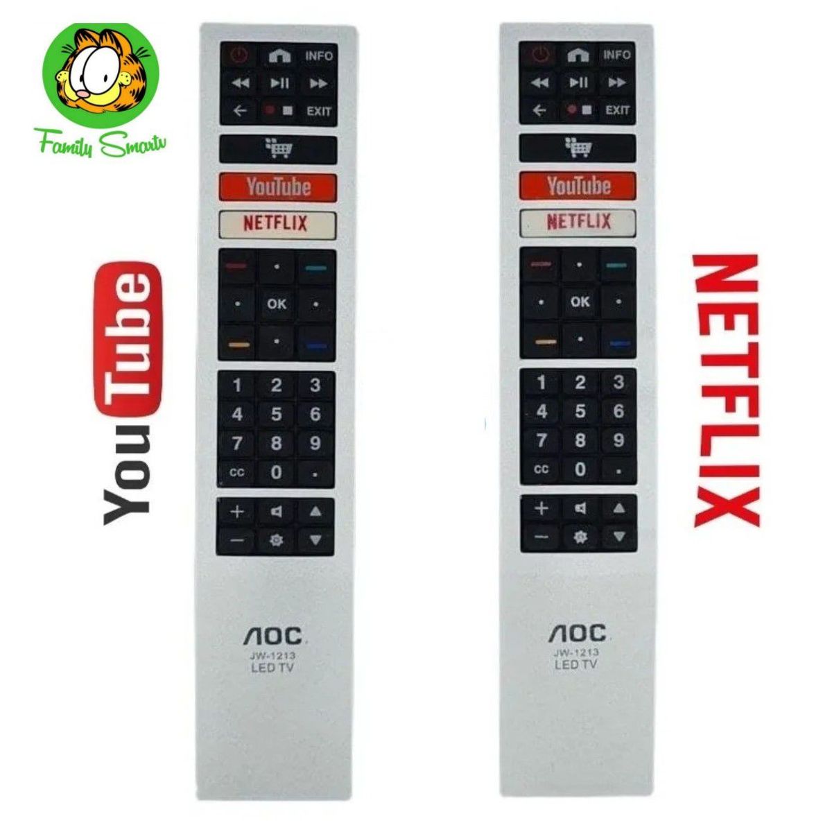 UNIVERSAL - Control Remoto Aoc Smart Tv Mod50U6295