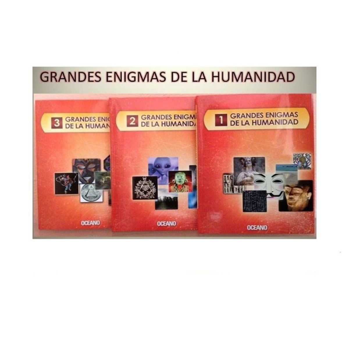 OCEANO - Grandes Enigmas De La Humanidad 3 Libros Tapa Dura