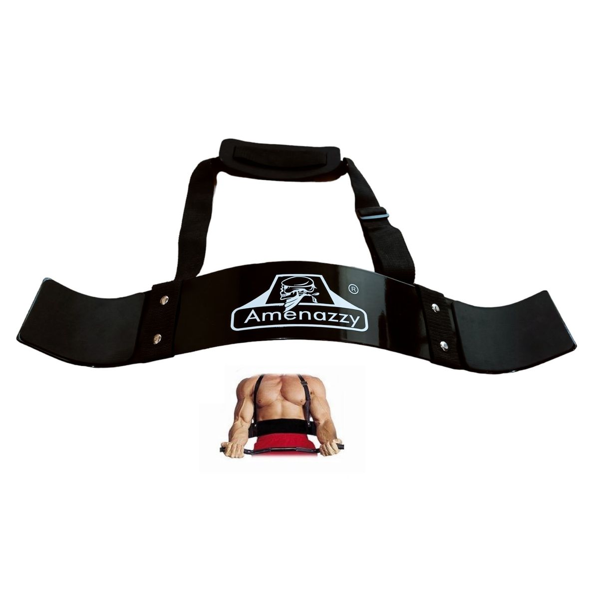 GENERICO - Arm Blaster Cinturón Soporte Aislador Biceps Brazos