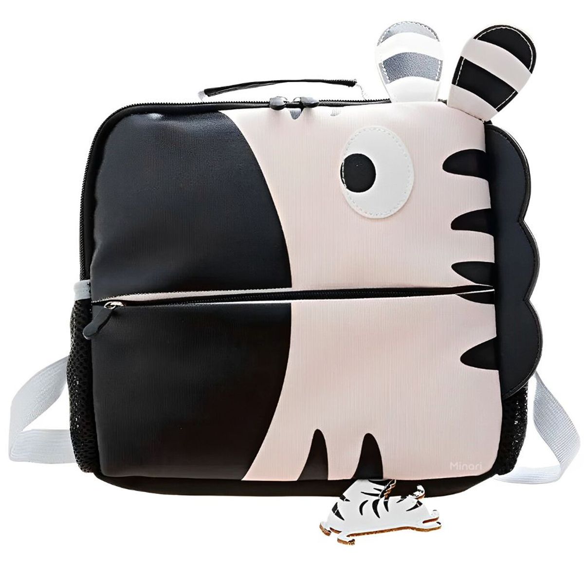 MINARI - Mochila  Escolar Infantil para Niños de Animales Cebra 71M