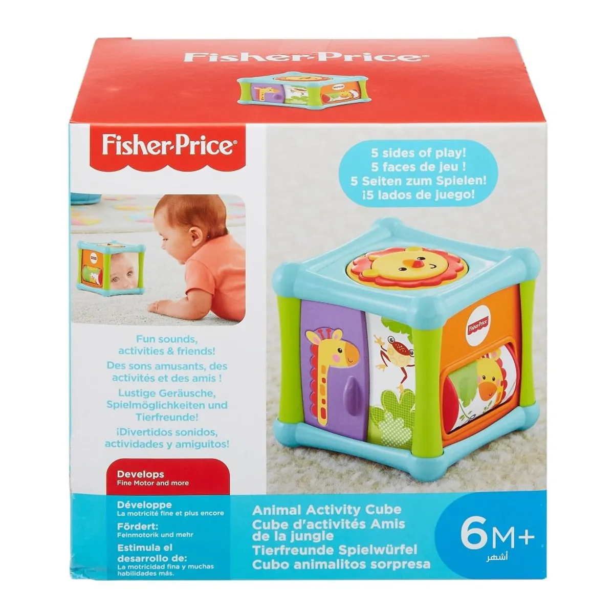 FISHER PRICE - Fisher Price Cubo De Actividades Animales