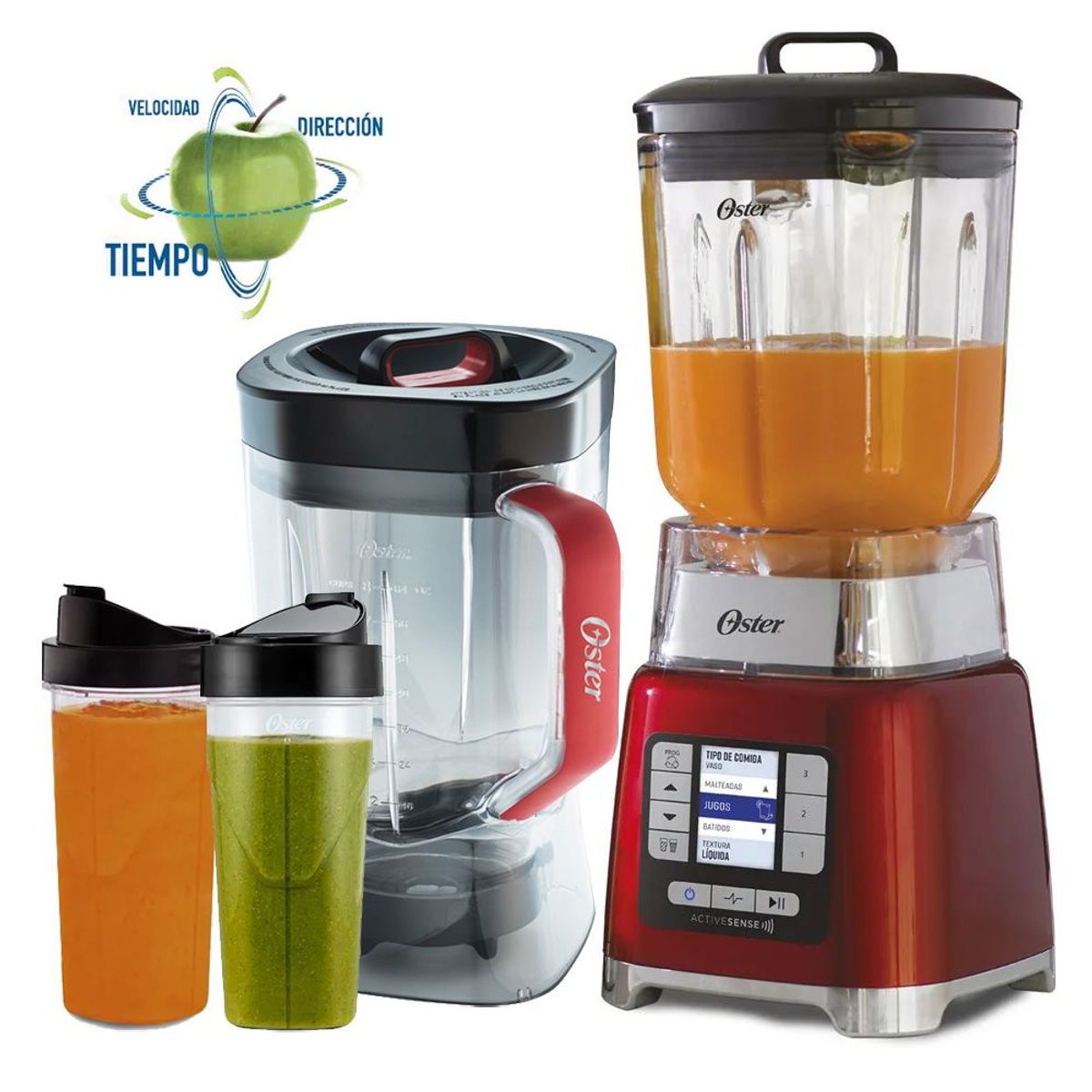 OSTER - Licuadora Oster ActiveSense BLSTTDGRBG Kit de Accesorios