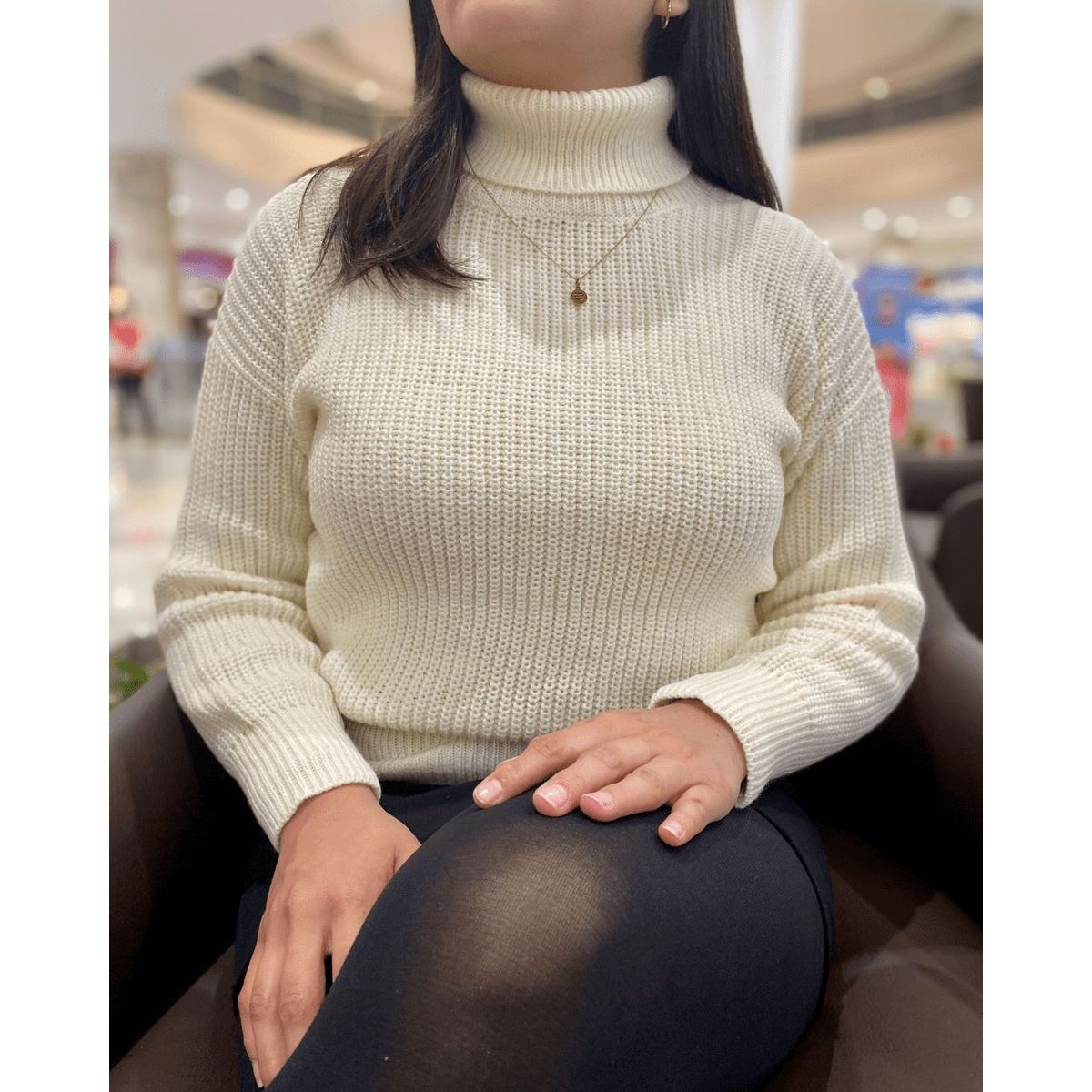 GENERICO - Chompa Cafarena de Hilo - Olivia