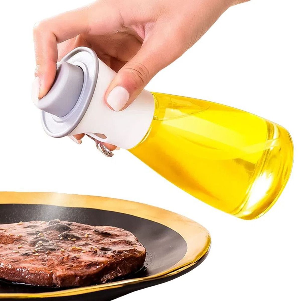 INSPIRA - Dispensador de Aceite en Spray 180ml Gris