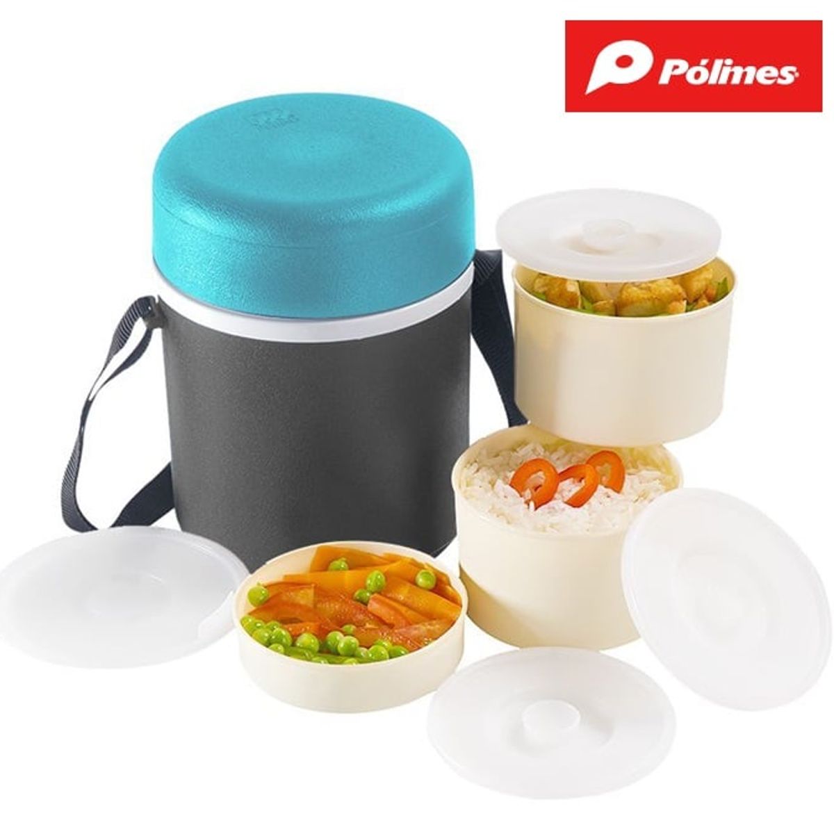 POLIMES - Lonchera Termica para alimentos POLIMES -100% CALIDAD