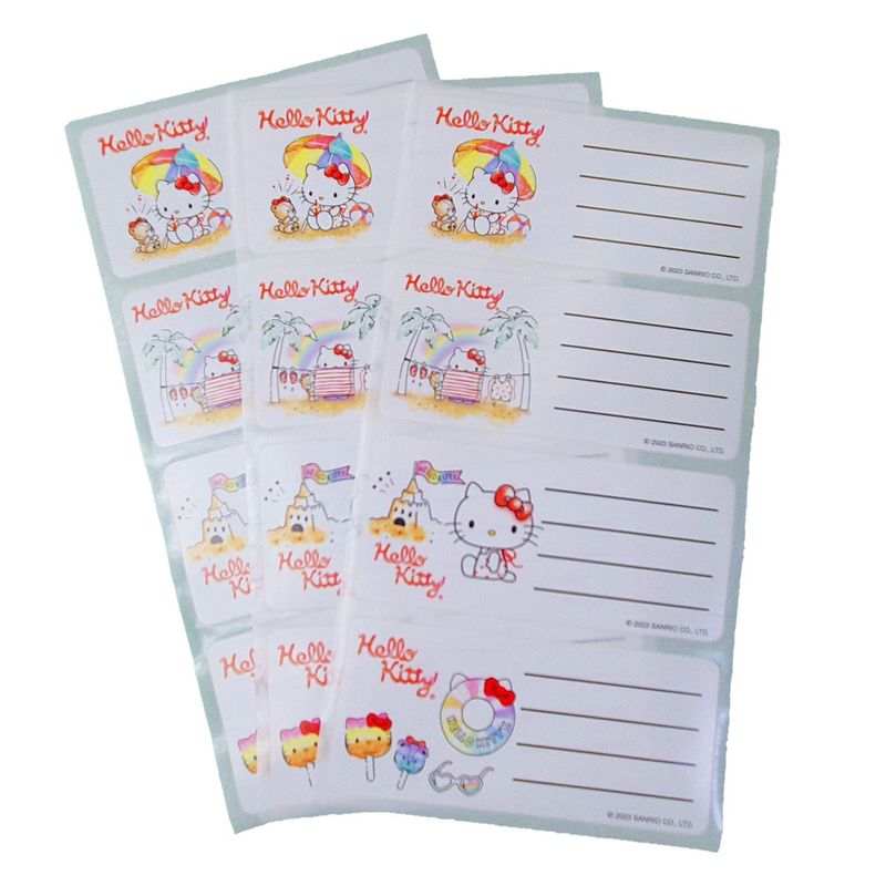 SANRIO - SANRIO ETIQUETAS ADHESIVAS SUMMER HELLO KITTY - MULTICOLOR