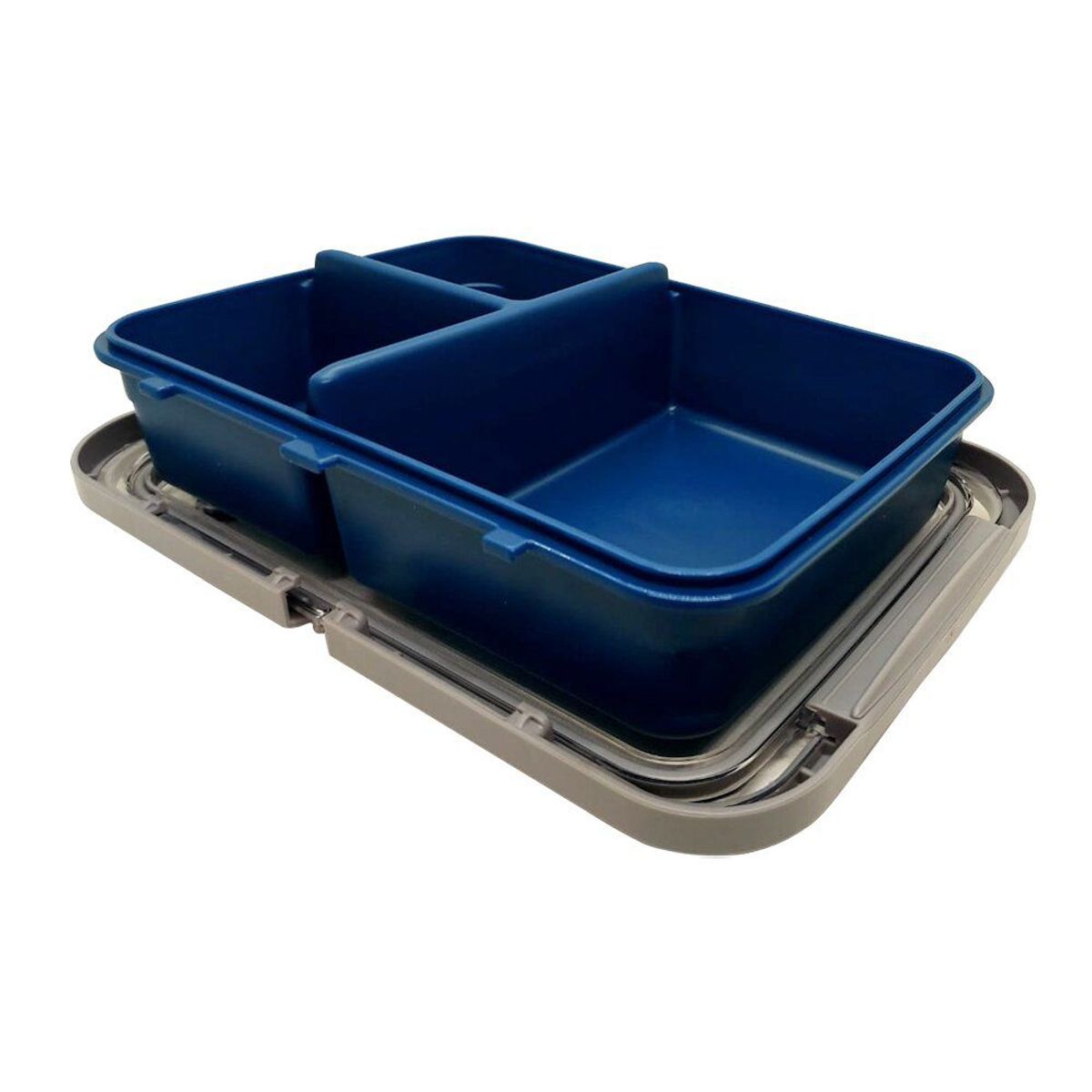 S/M - Lonchera de Alimentos 3 Divisiones 1500 ML - AZUL MARINO