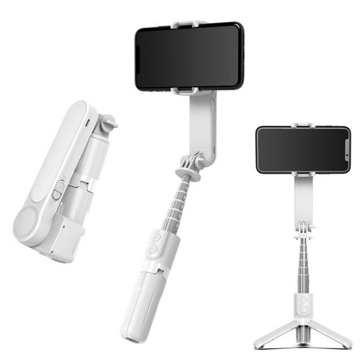 OEM - Estabilizador Gimbal de Cardán Q09 para celulares -Blanco