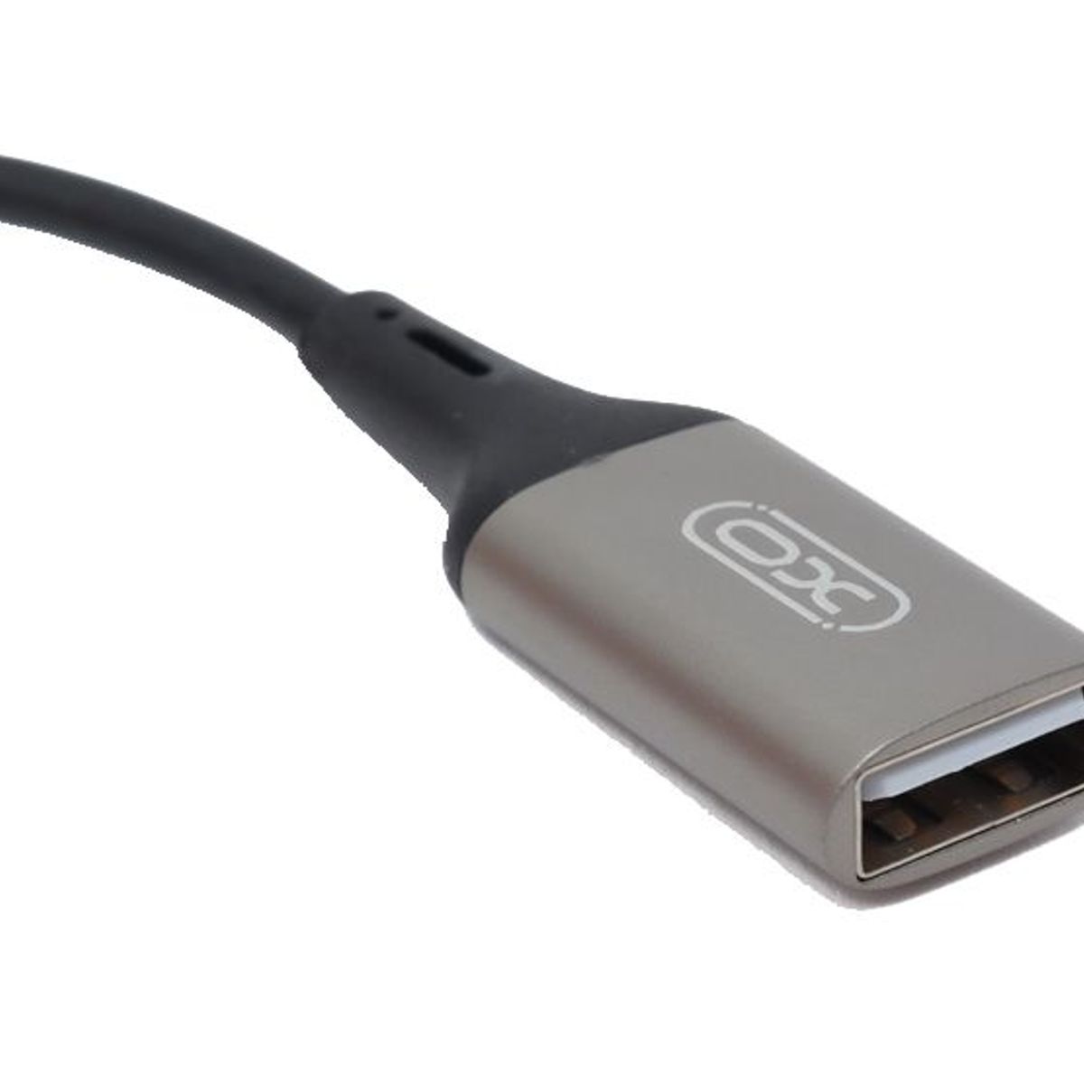 XO SIMPLE IS BEAUTY - Cable Adaptador XO NB201 OTG USB 2.0 a Tipo-C - Gris