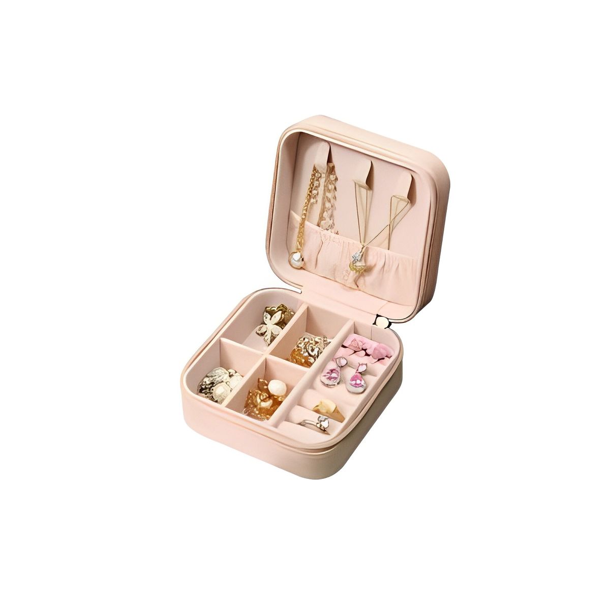 INSPIRA - Mini Joyero Cofre Organizador Portatil Multiusos
