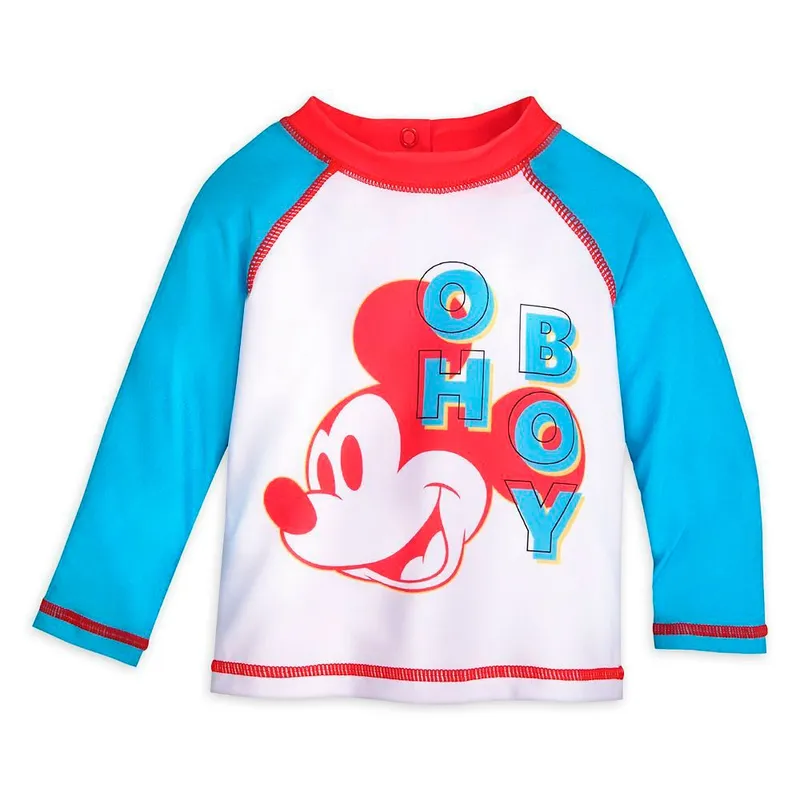 DISNEY - Polo Rash Guard para Bebé Disney Store Mickey Mouse.